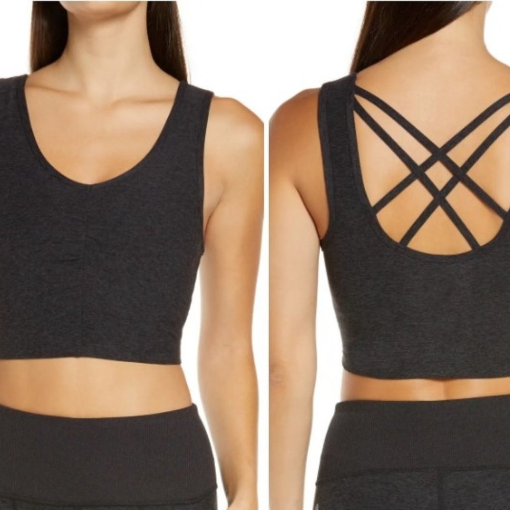 NWT ZELLA LIVE IN RIB SPORTS BRA SMALL